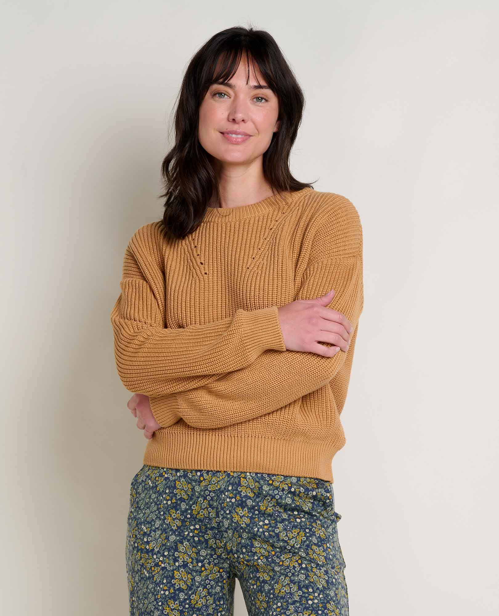 Bianca Shaker Crew Sweater