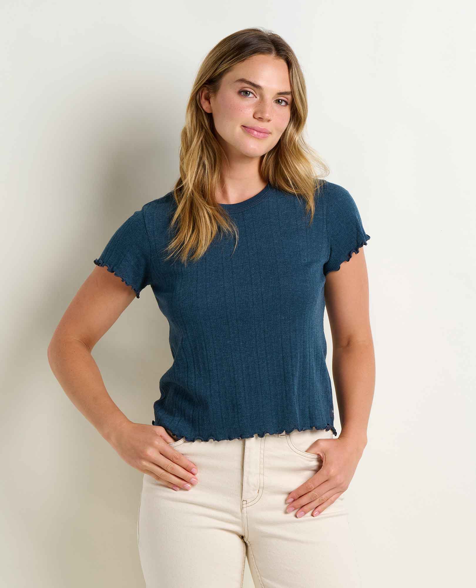 Foothill Pointelle Baby Tee