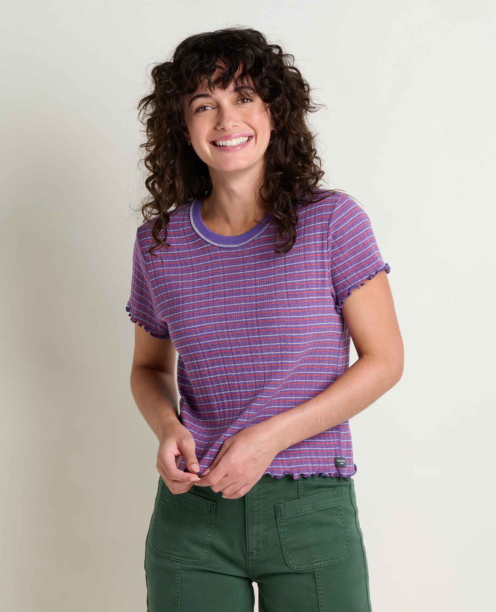 Foothill Pointelle Baby Tee