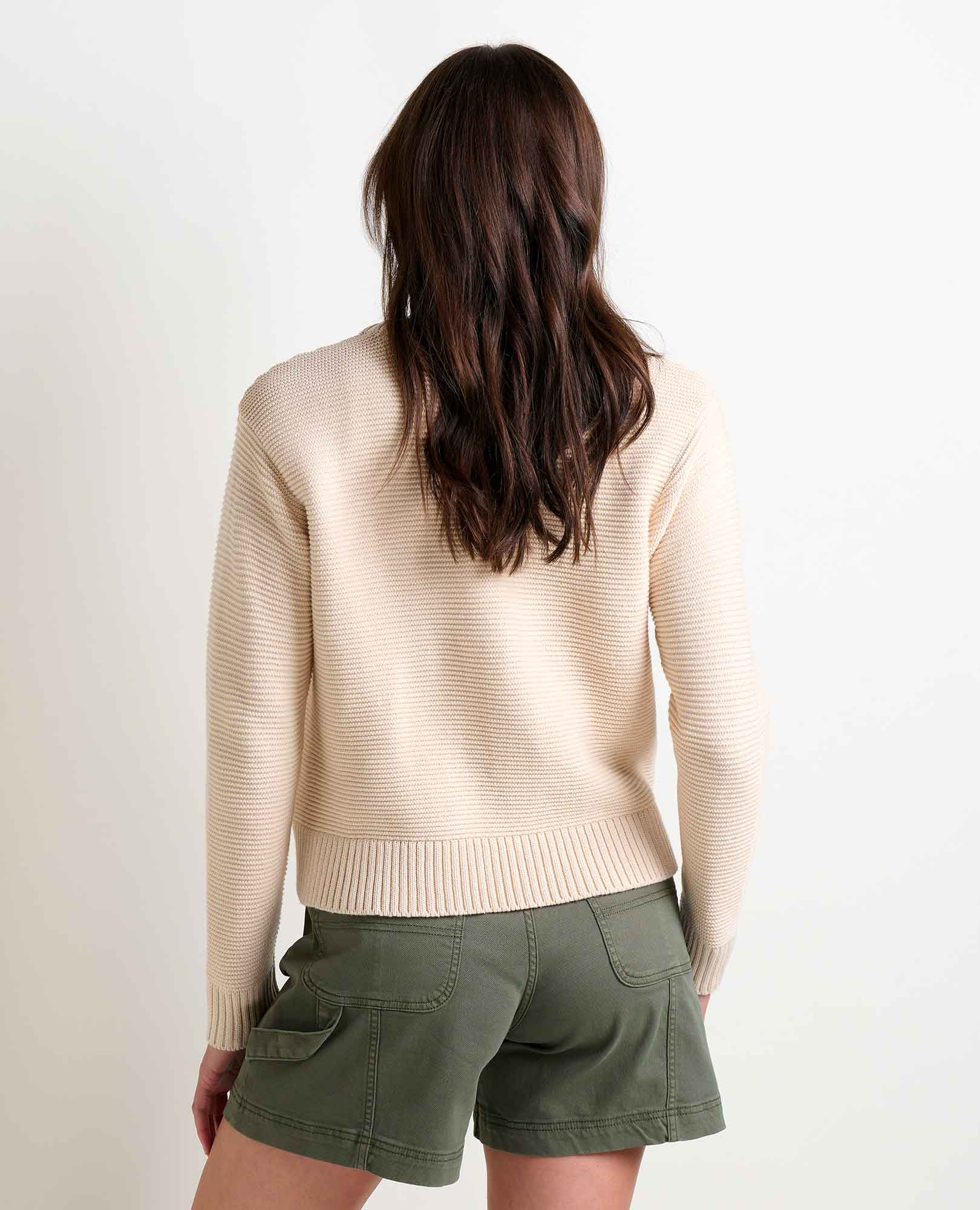 Bianca Crew Cardigan Embroidered