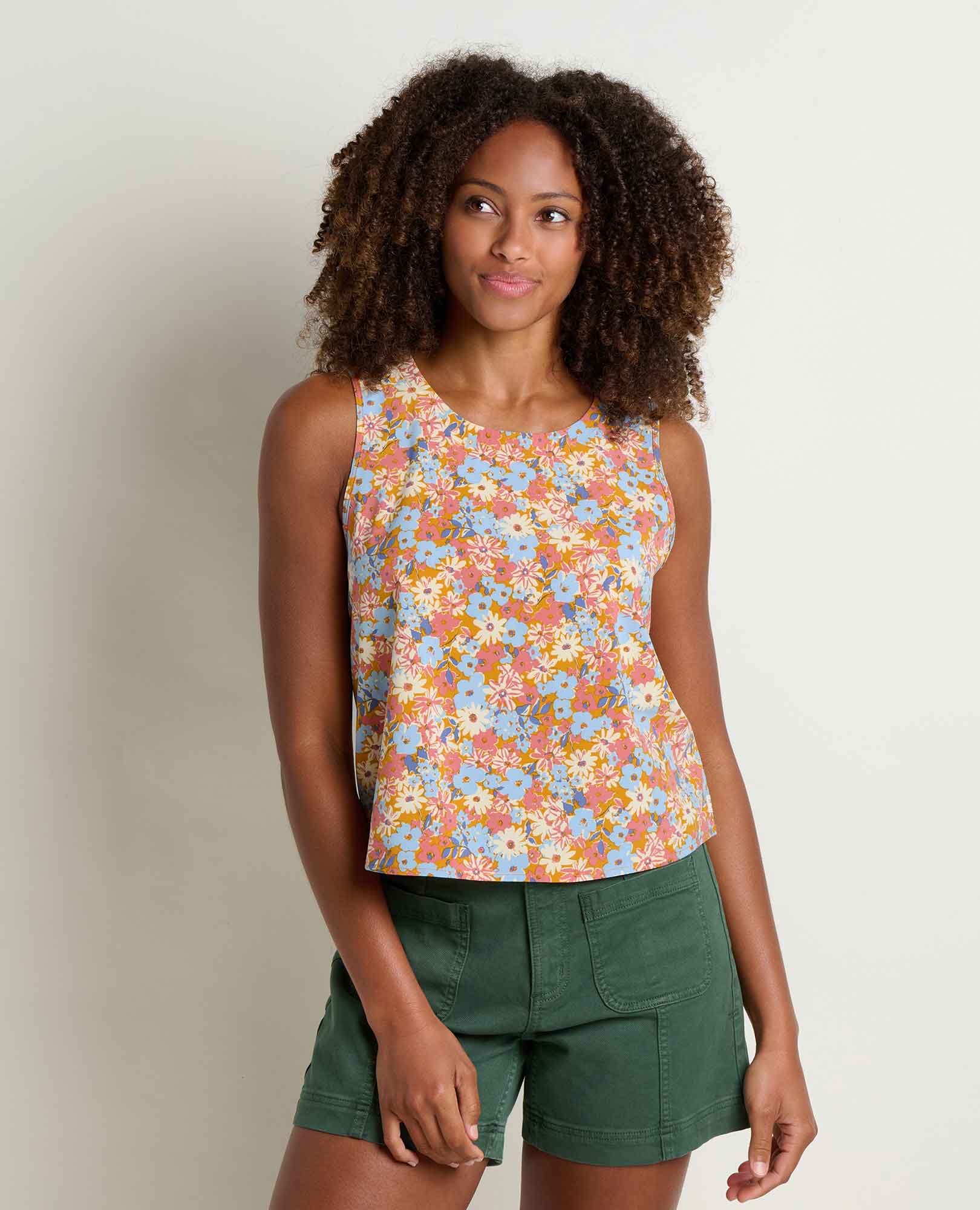 Sunkissed Button Back Tank