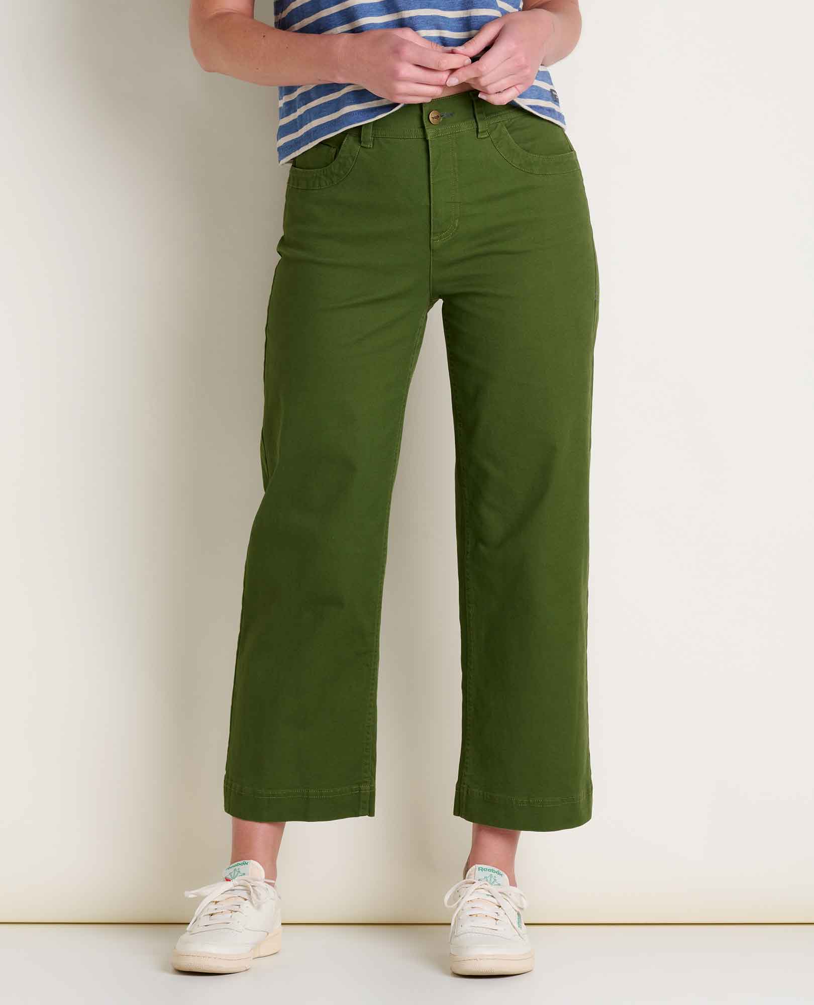 Earthworks Wide Leg Crop Pant