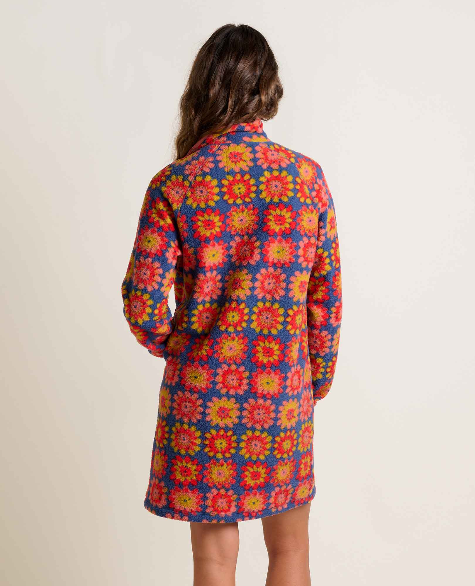 Campo Fleece 1/4 Snap Dress