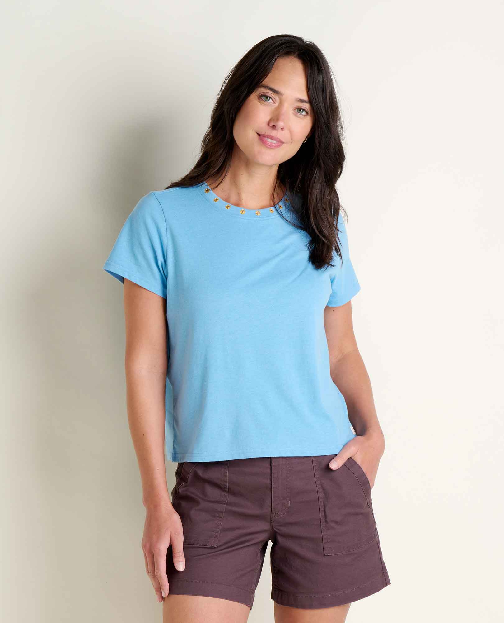 Women's Re-Form Crew Embroidered